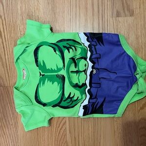 Marvel Bright Green Baby Onesie
